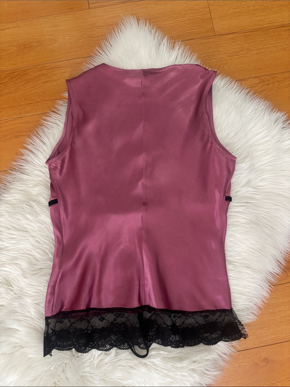 Charlotte Russe Y2K Lace Trim Sleeveless Top - Picture 10 of 11